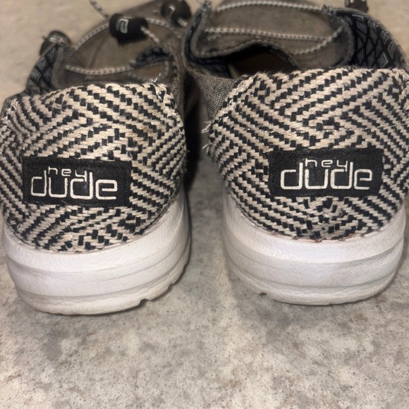 Hey Dude Wendy Shoes Size 7 Slip On Chambray Onyx - Picture 5 of 8